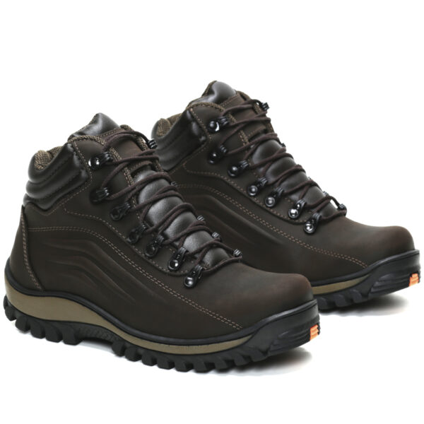 Bota Adventure Casual de Couro com Palmilha Gel 1904 - Imagem 5