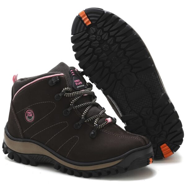 Bota Adventure Feminino de Couro com Palmilha Gel 2206 - Imagem 6