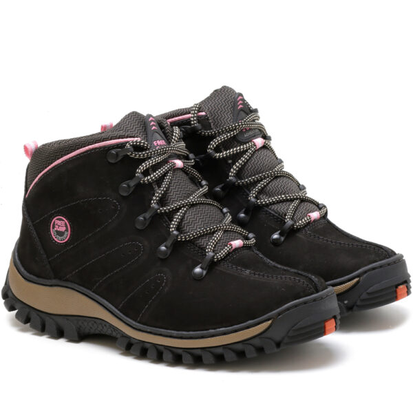 Bota Adventure Feminino de Couro com Palmilha Gel 2206 - Imagem 1