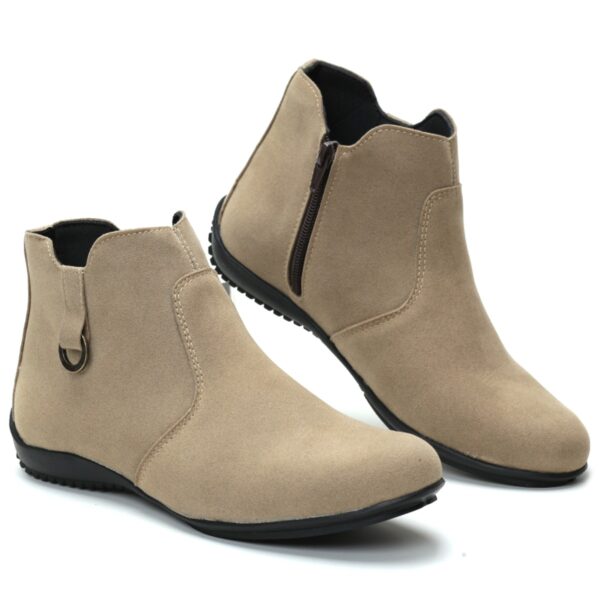 Bota Cano Curto Camurça Feminino 050 - Imagem 5