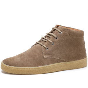 Coturno Botinha Camurça Bege com Palmilha Gel 2019 - Imagem 3