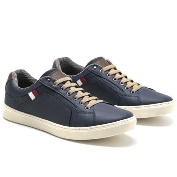 sapatenis-casual-masculino-pl02-azul-free-jump-oficial Sapatênis Casual Masculino PL02 - Imagem 1