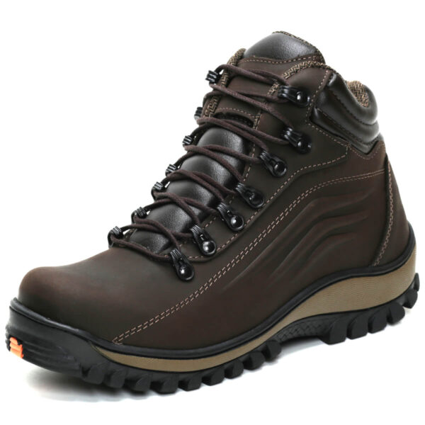 Bota Adventure Casual de Couro com Palmilha Gel 1904