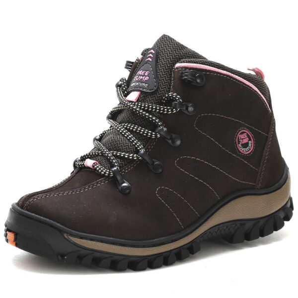 Bota Adventure Feminino de Couro com Palmilha Gel 2206