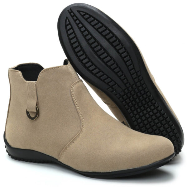 Bota Cano Curto Camurça Feminino 050