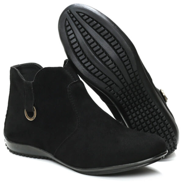 Bota Cano Curto Camurça Feminino 050
