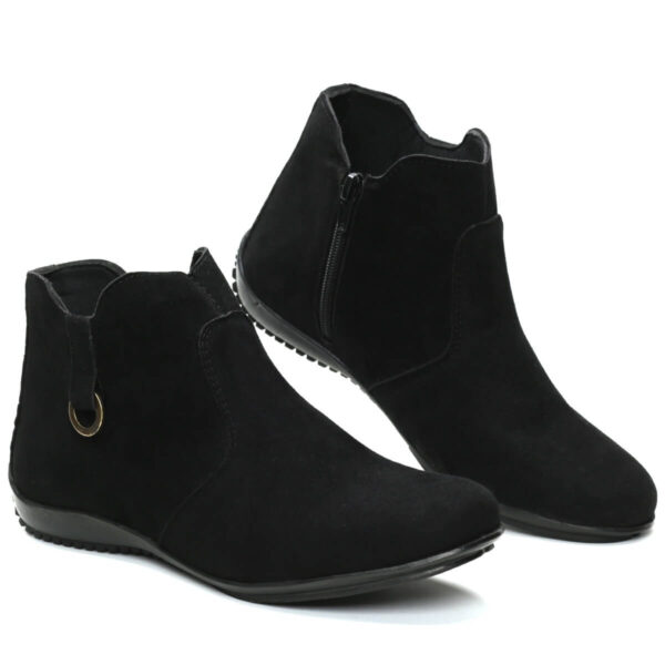 Bota Cano Curto Camurça Feminino 050