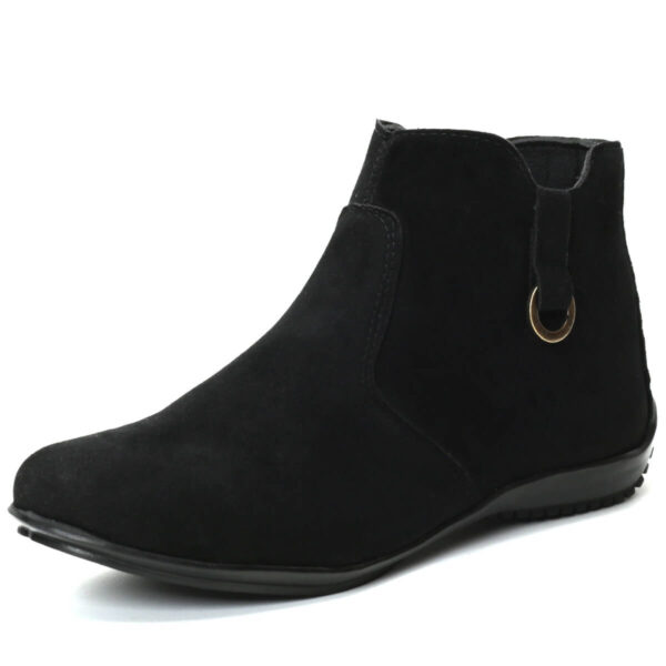 Bota Cano Curto Camurça Feminino 050