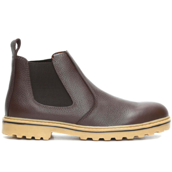Bota Chelsea Masculina em Couro Solado Tratorado