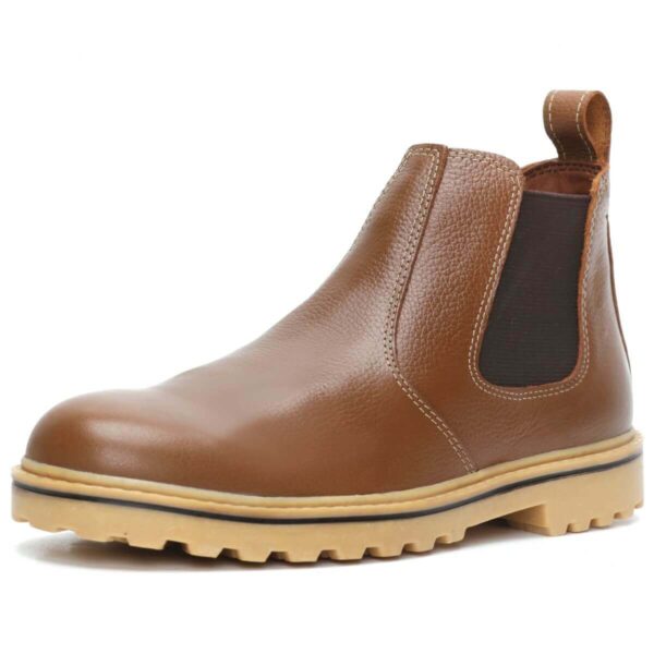 Bota Chelsea Masculina em Couro Solado Tratorado