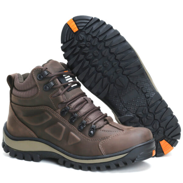 Bota Coturno com C.A EPI de Couro com Palmilha de Gel 1901