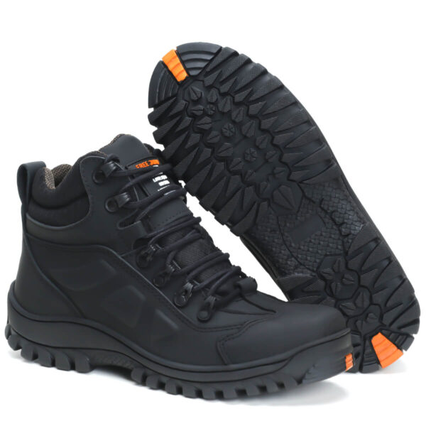 Bota Coturno com C.A EPI de Couro com Palmilha de Gel 1901