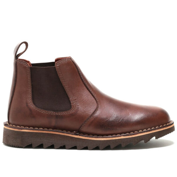Bota Chelsea Masculina Couro Solado E.V.A com Elástico Lateral